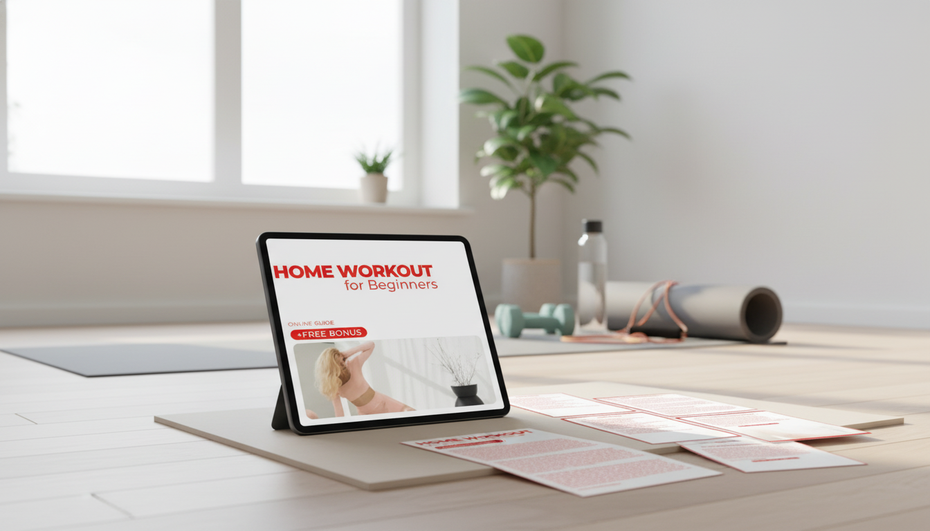 Beginner Home Workout: 3-Day Plan + 4-Week Progression