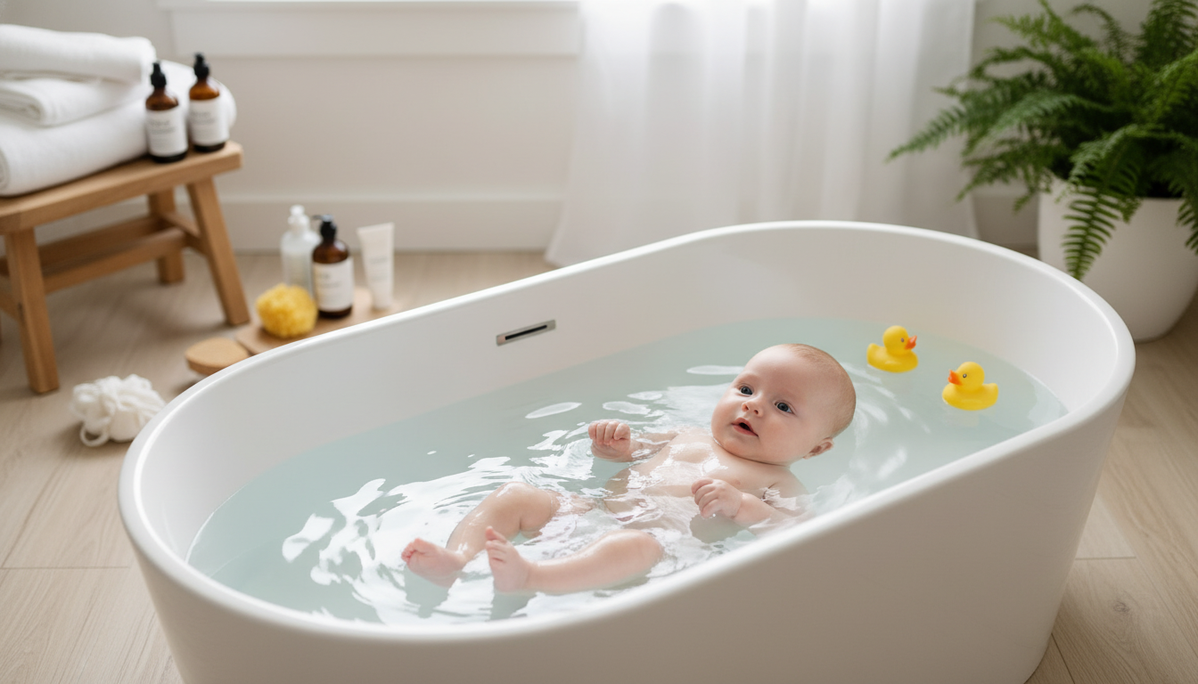 Calming Baby Bath Routine for Better Sleep