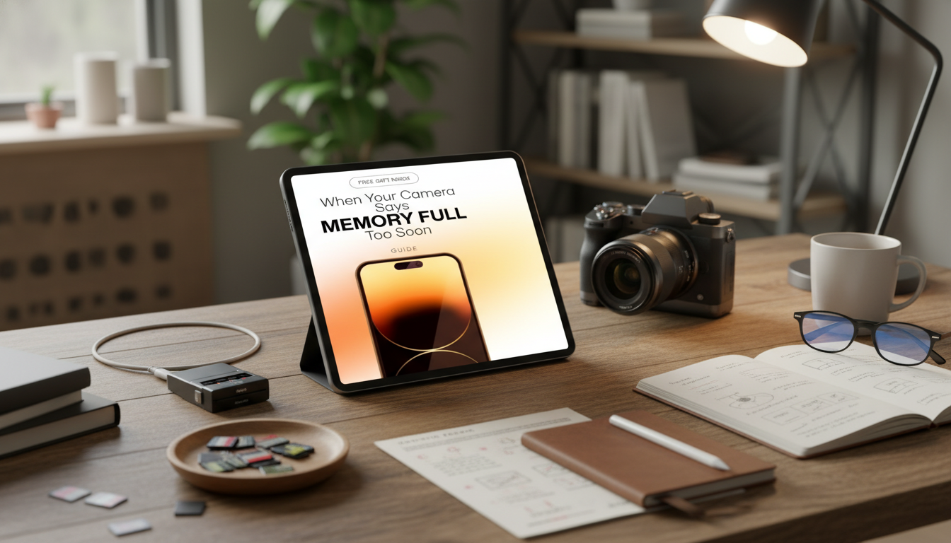 Camera Memory Full Too Soon? Fix SD Card Workflow