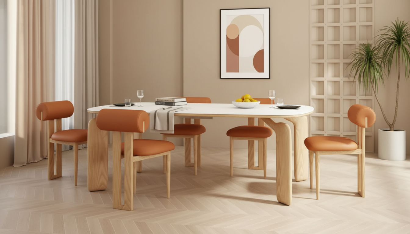 Modern Oval Wood Dining Table: Luxe Fit & Styling Guide
