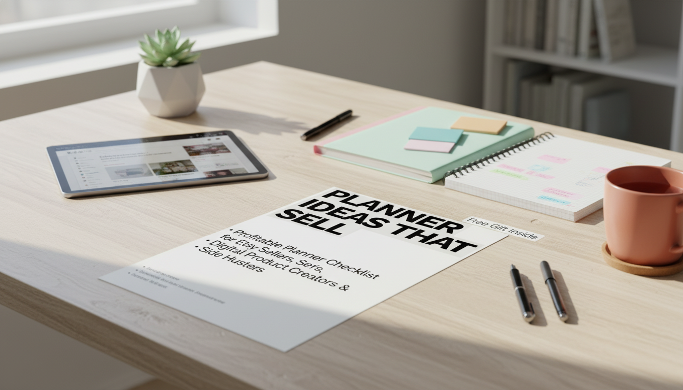 Planner Printables That Sell on Etsy: Fast Validation List