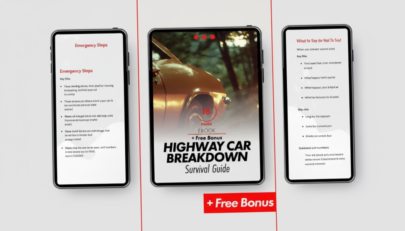 Highway Car Breakdown: Safety Steps, Calls & Checklist