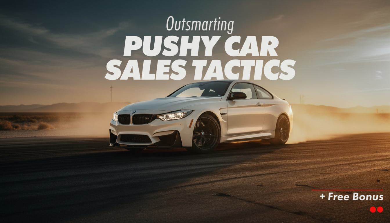 Pushy Car Sales Tactics: Calm No Scripts + Checklist