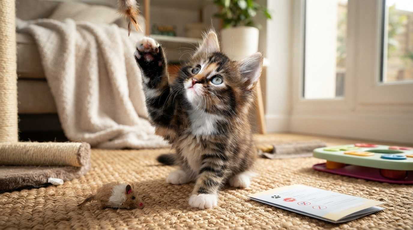 Kitten Behavior Checklist: Stop Biting, Zoomies & More