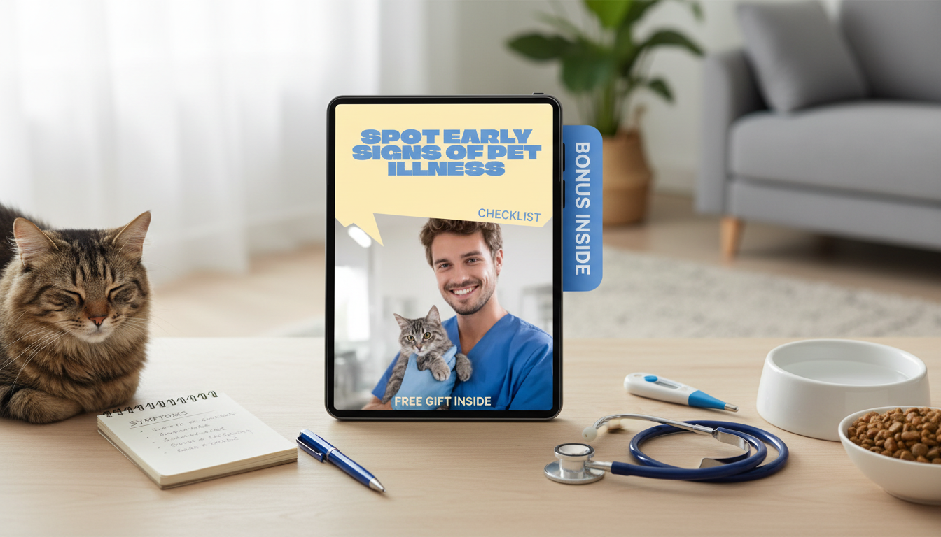 Pet Illness Early Signs: Printable Checklist for Dogs & Cats