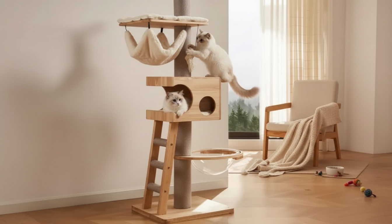 Build a Cheap DIY Cat Tower That’s Stable & Sturdy