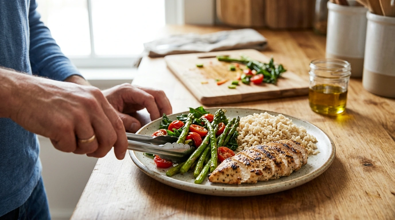 Simple Plate Method for Fat Loss Meals at Home